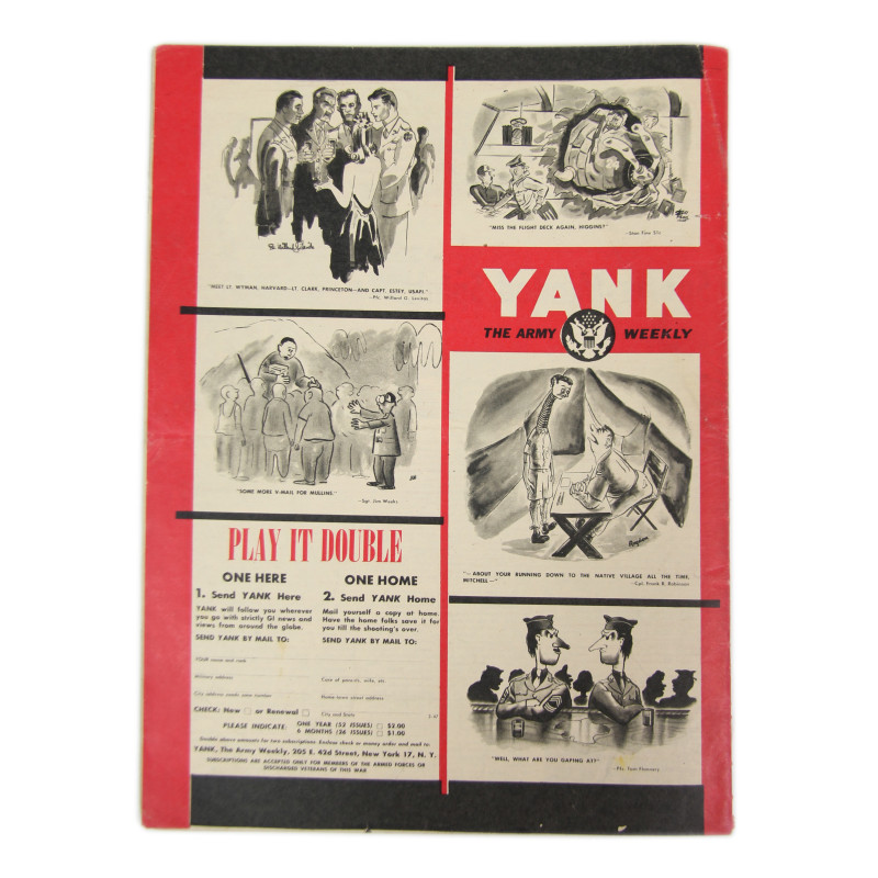 Magazine YANK, 11 mai 1945, funérailles du président Franklin Roosevelt