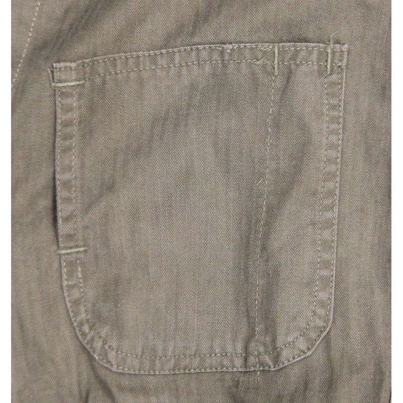 Suit, Work, One-Piece, Herringbone Twill, OD, Early