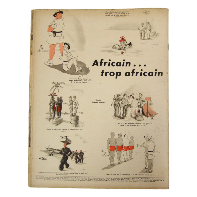 Magazine, Der Adler, 9 septembre 1941, édition française