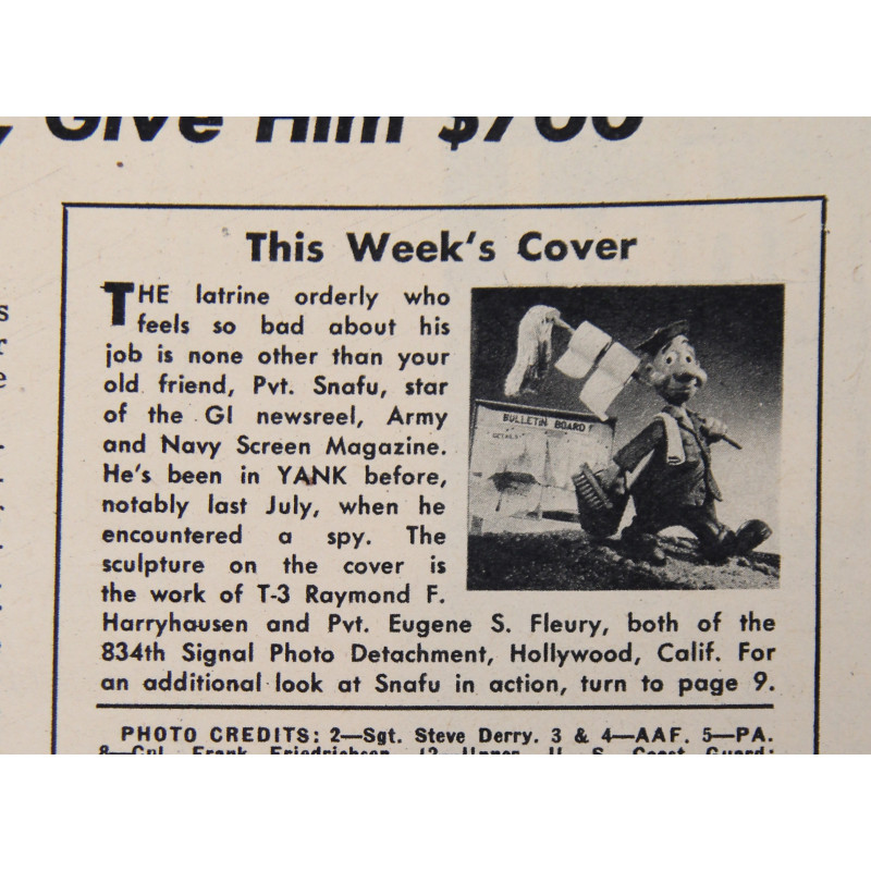 Magazine, YANK, October 22, 1943