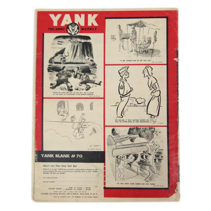 Magazine, YANK, October 22, 1943