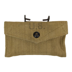 Pouch, First-Aid Packet, M-1942, British-Made, BAGCRAFT LTD. 1943, with First-Aid Packet, Carlisle