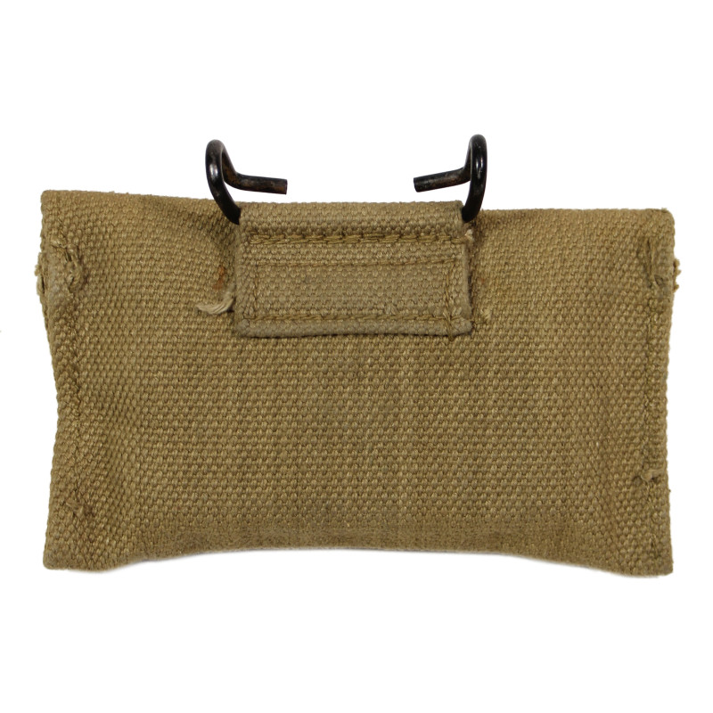 Pouch, First-Aid Packet, M-1942, British-Made, BAGCRAFT LTD. 1943, with First-Aid Packet, Carlisle
