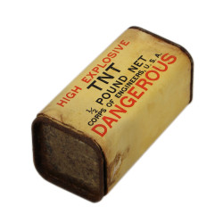 Block, TNT, ½ Pound, US Army, Empty, Normandy