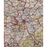 Map, Silk, Escape, C/D, 1943, RAF & USAAF