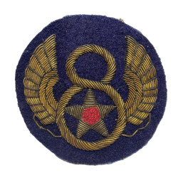 Insigne, 8th Air Force, USAAF, British-Made, Cannetille