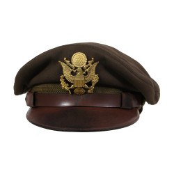 Casquette officier, US Army, 1st Lt. Bruce Kimmel, pilote de P-38 Ligthning, 49th FG, 5th Air Force, USAAF, PTO