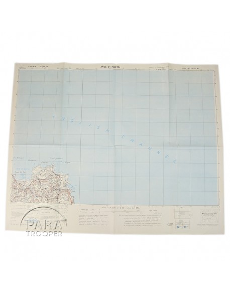 Map, US Army, Anse Saint Martin, 1943 Map, US Army, Anse Saint Martin, 1943