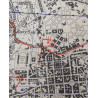 Carte, TOWN PLAN OF NAPLES, Italie, 1943, annotée, 82nd Airborne Division