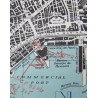 Carte, TOWN PLAN OF NAPLES, Italie, 1943, annotée, 82nd Airborne Division