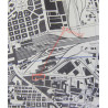 Carte, TOWN PLAN OF NAPLES, Italie, 1943, annotée, 82nd Airborne Division