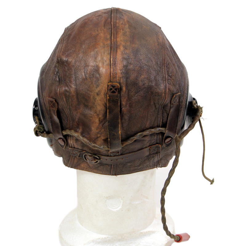 Helmet, Flying, Type A-11, Large, with ANB-H-1 Receivers, USAAF