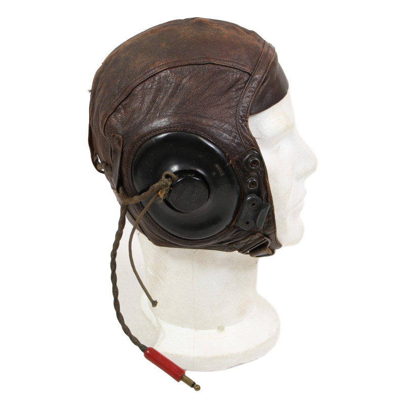 Helmet, Flying, Type A-11, Large, with ANB-H-1 Receivers, USAAF