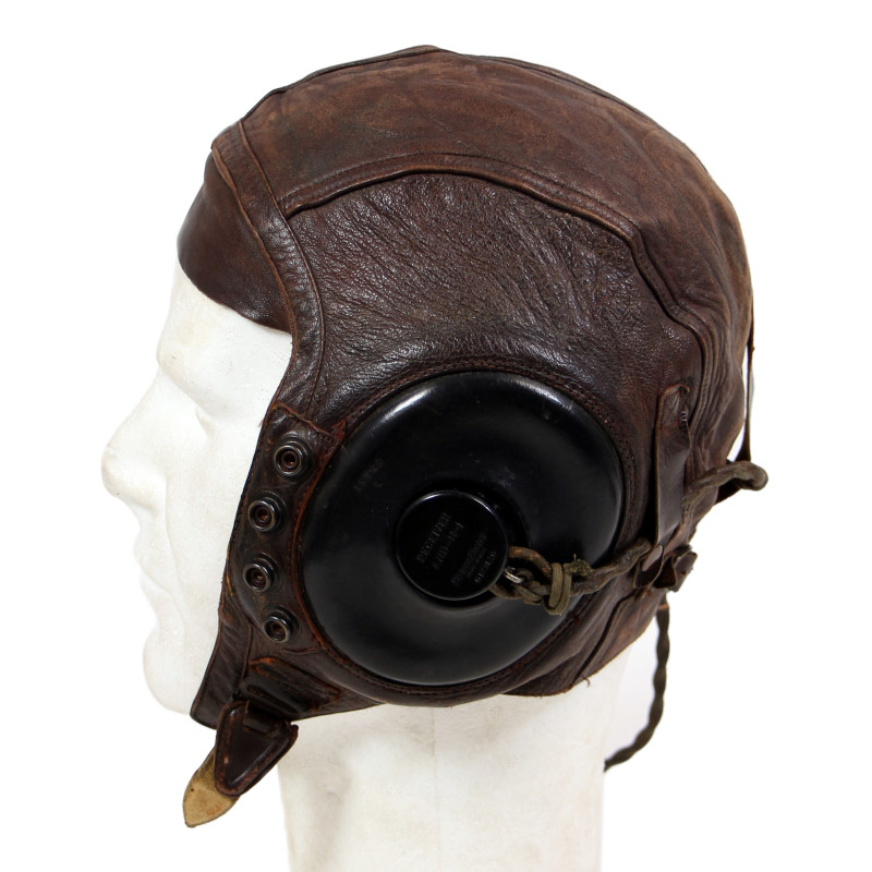 Helmet, Flying, Type A-11, Large, with ANB-H-1 Receivers, USAAF