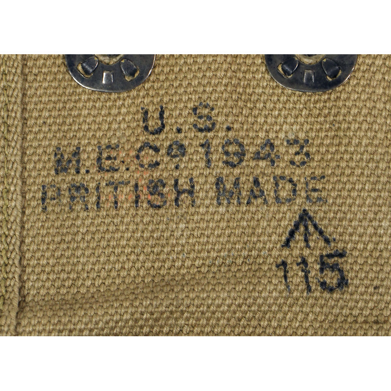 Pouch, Magazine, M1911A1 Pistol, British-Made, M.E. Co. 1943, Mint
