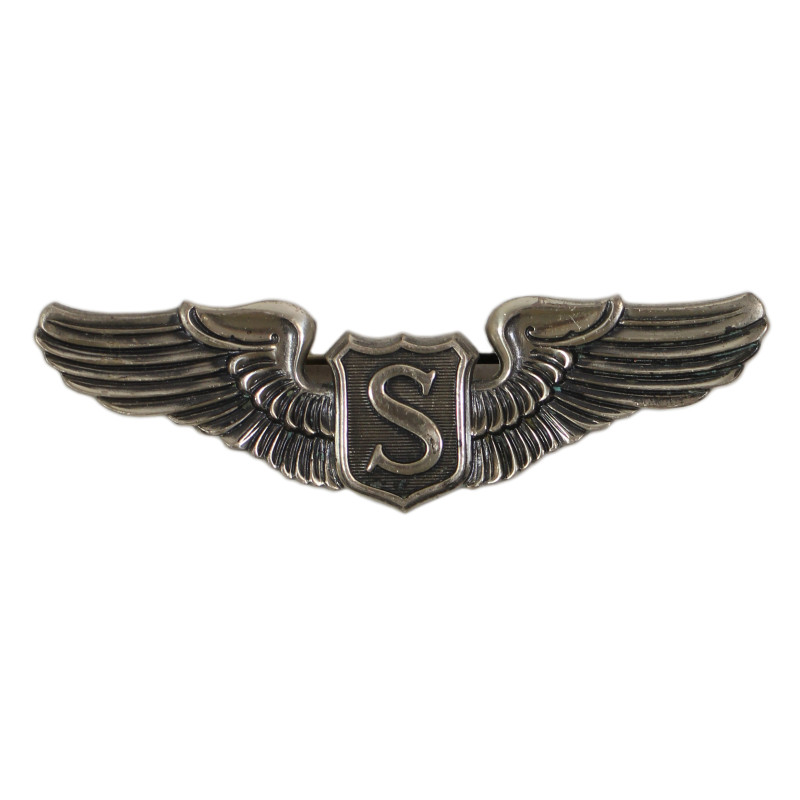 Wings, Service Pilot, USAAF, 3-inch, Sterling, N.S. MEYER, INC.