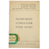 Manual, Technical, TM 8-628, Instrument Sterilizer Item 7917005, 1944