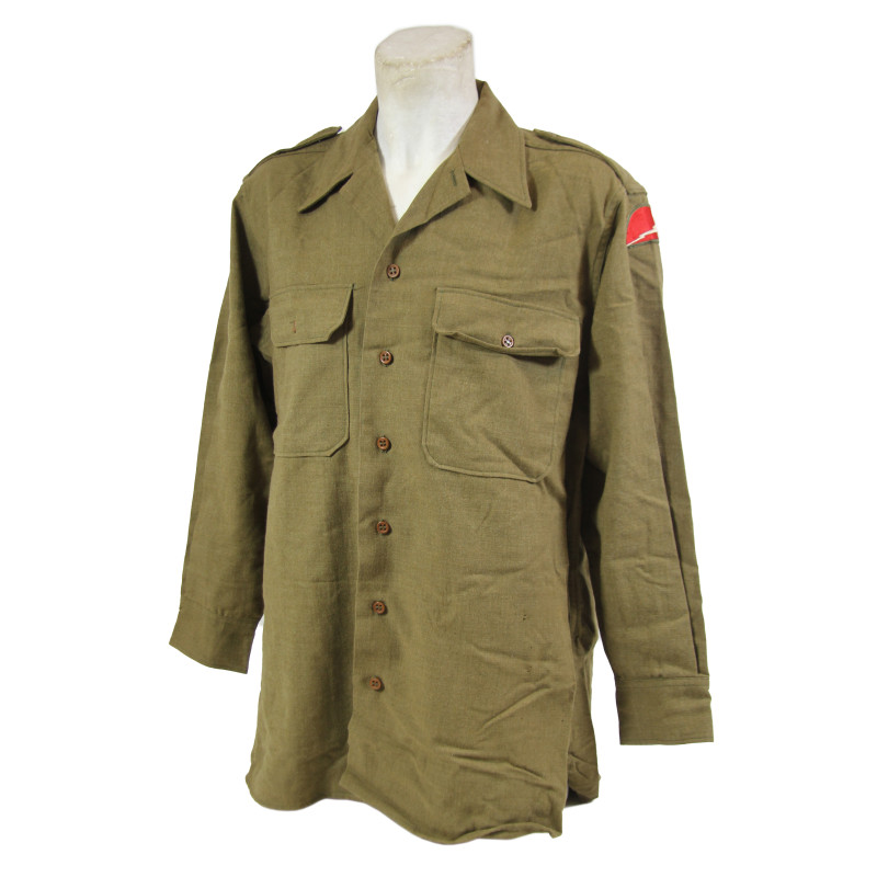Shirt, Wool, Officer, 16 x 33, Major D.C. Hartwell, 78th Infantry Division