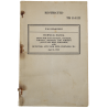 Manuel Technique, TM 11-1122, DETECTOR SETS SCR-625, 1945