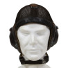 Helmet, Flying, Luftwaffe, Netzkopfhaube, L Kp N 101, 2nd Type, avec Receivers and Throat Microphone