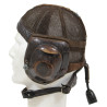 Helmet, Flying, Luftwaffe, Netzkopfhaube, L Kp N 101, 2nd Type, avec Receivers and Throat Microphone