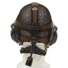 Helmet, Flying, Luftwaffe, Netzkopfhaube, L Kp N 101, 2nd Type, avec Receivers and Throat Microphone