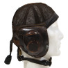 Helmet, Flying, Luftwaffe, Netzkopfhaube, L Kp N 101, 2nd Type, avec Receivers and Throat Microphone