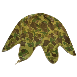 Couvre-casque USMC, camouflé, 1er type, nominatif, 1st Marine Division, Peleliu & Okinawa