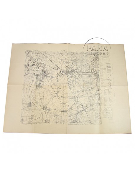 Carte de Hilden, 1944 Carte de Hilden, 1944