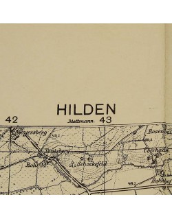 Carte de Hilden, 1944