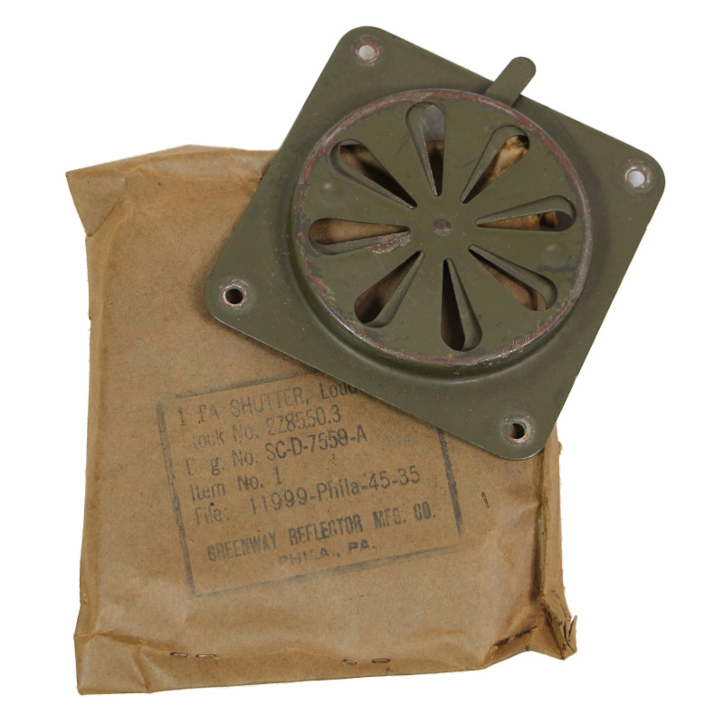 Obturateur, haut-parleur, US Army