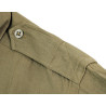 Chemise en coton beige (chino), officier, 16 x 33