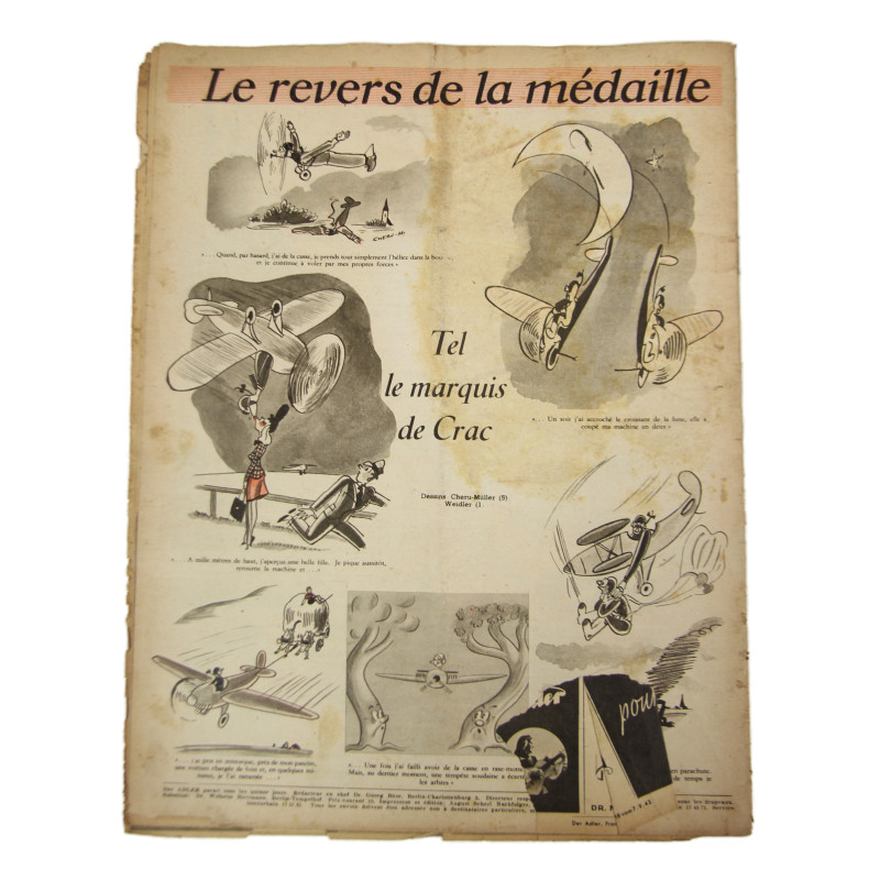 Magazine, Der Adler, 7 septembre 1943, édition française