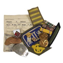 Grouping, Pfc. Francis Calhoon, Medic, 51st Medical Battalion, II Corps, MTO