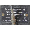 Retiflector, Sight, DES. 165 MOD. C, Bell & Howell, B-29 Superfortress
