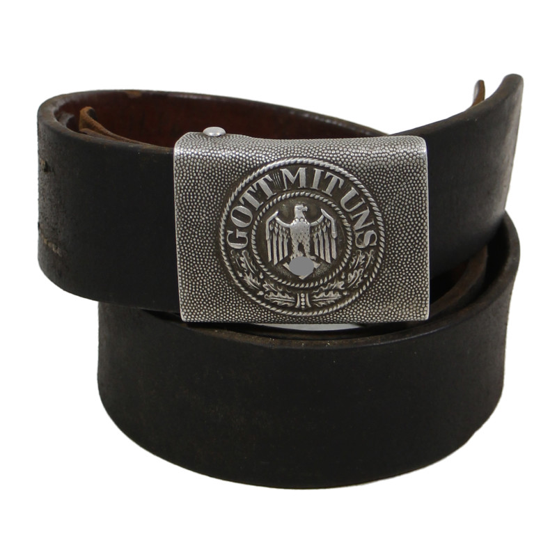 Belt, Wehrmacht, Heer, 1937-1941, Aluminium Buckle