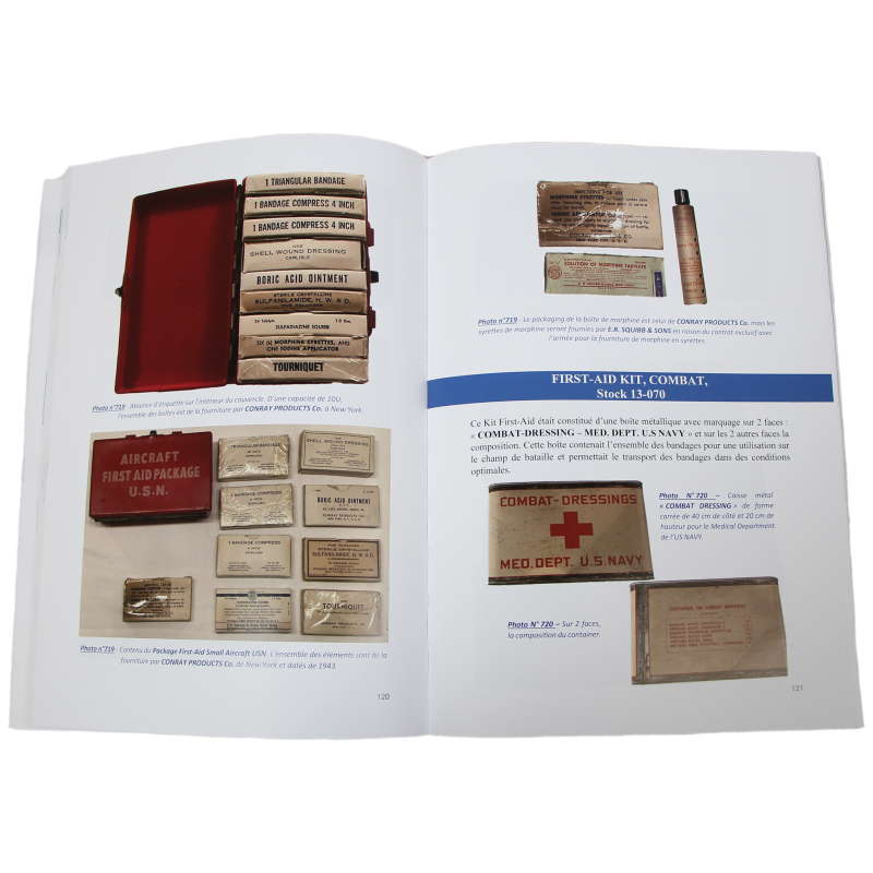 Les First-Aid kits WW2 de l'US Navy, Marine Corps et de l'US Coast Guard, Tome B