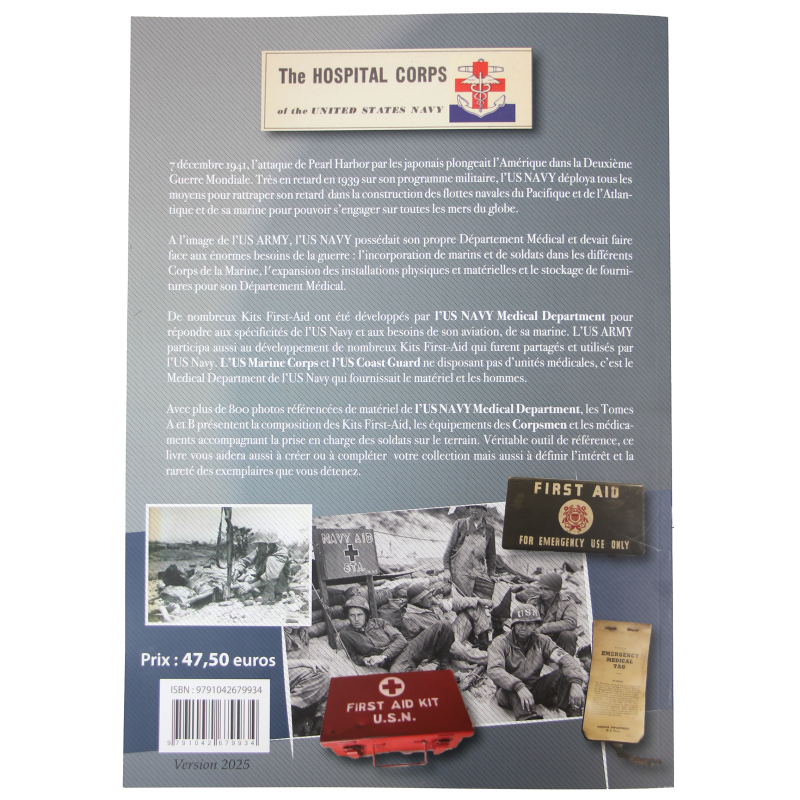 Les First-Aid kits WW2 de l'US Navy, Marine Corps et de l'US Coast Guard, Tome B
