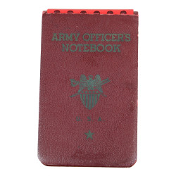 Carnet, Army Officer's Notebook, Cpt. Arnold Block, Medic, 82nd Airborne Division, ETO