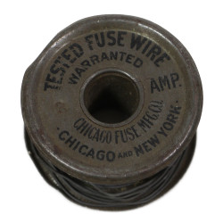 Bobine de fil à fusible, 3 AMP., Chicago Fuse MFG. CO.