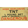 Block, TNT, ½ Pound, US Army, Empty