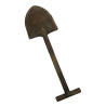 T-Shovel, M-1910, with Cover, Sgt. Wilbur Smith, ETO Malmedy
