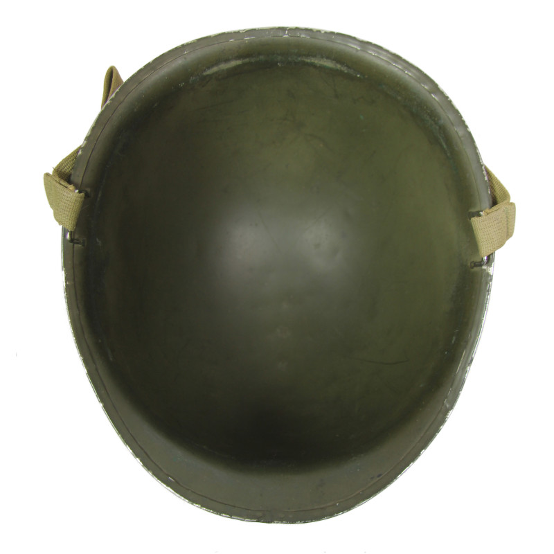 Casque M1, pattes fixes, liner WESTINGHOUSE, modèle de transition, nominatif