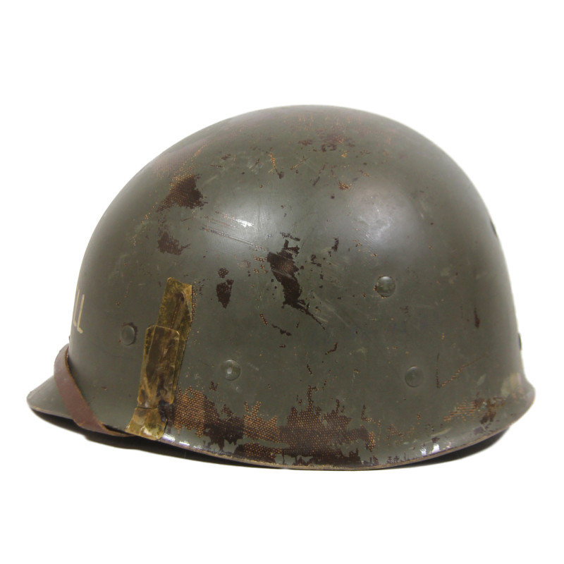 Casque M1, pattes fixes, liner WESTINGHOUSE, modèle de transition, nominatif