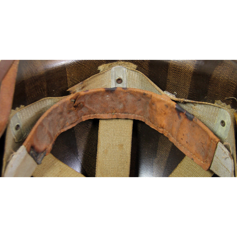 Casque M1, pattes fixes, liner WESTINGHOUSE, modèle de transition, nominatif
