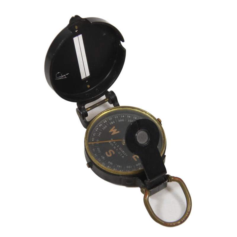 Compass, W. & L.E. GURLEY, with Pouch, 1st Type
