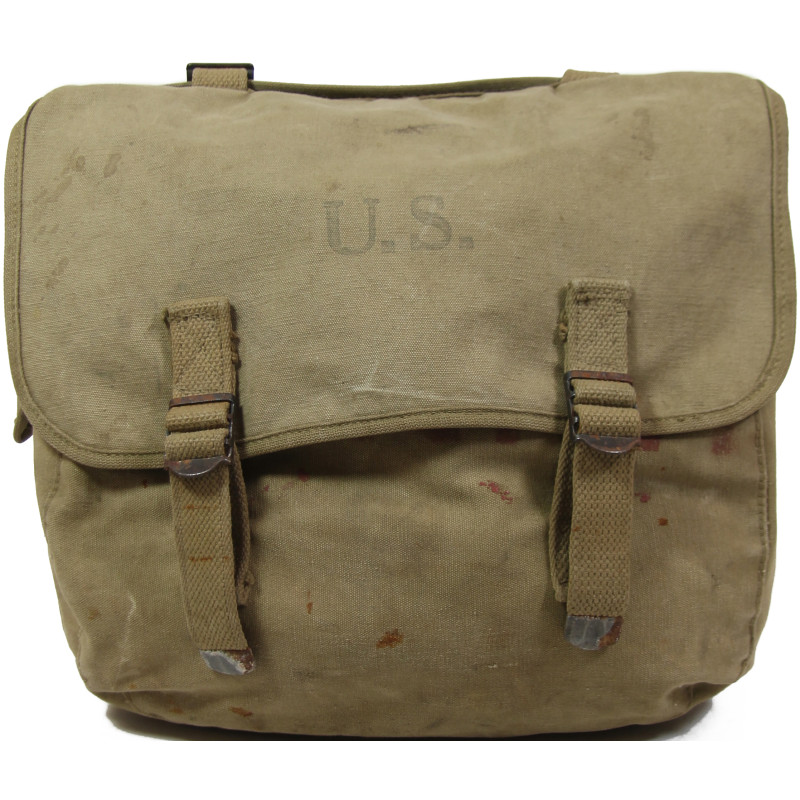 Musette M-1936, VARIED MFG. CO. 1942, Maj. Maurice Walsh, 2nd Auxiliary Surgical Group, MTO