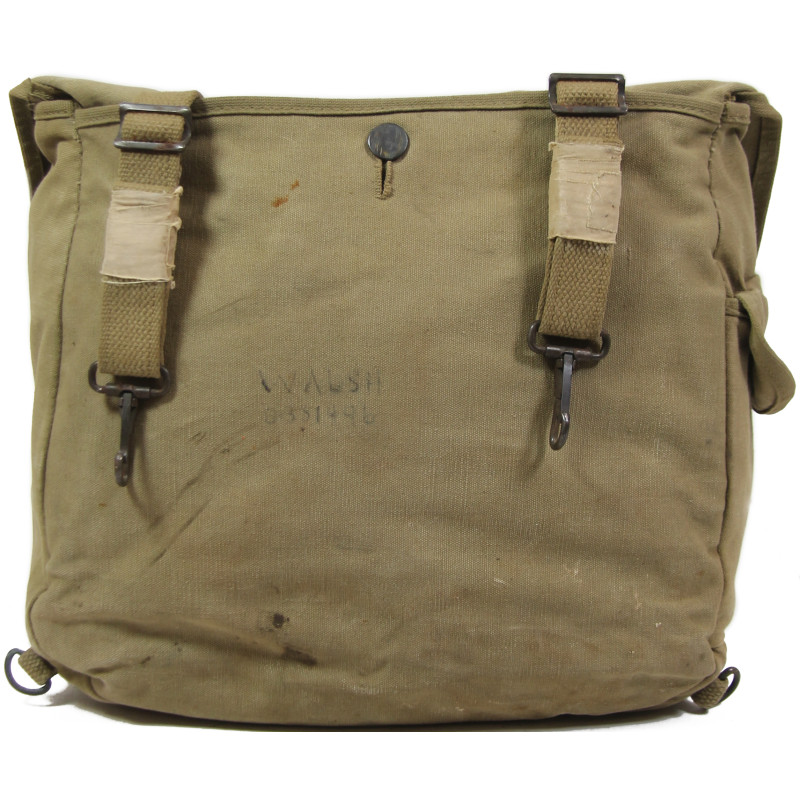 Musette M-1936, VARIED MFG. CO. 1942, Maj. Maurice Walsh, 2nd Auxiliary Surgical Group, MTO