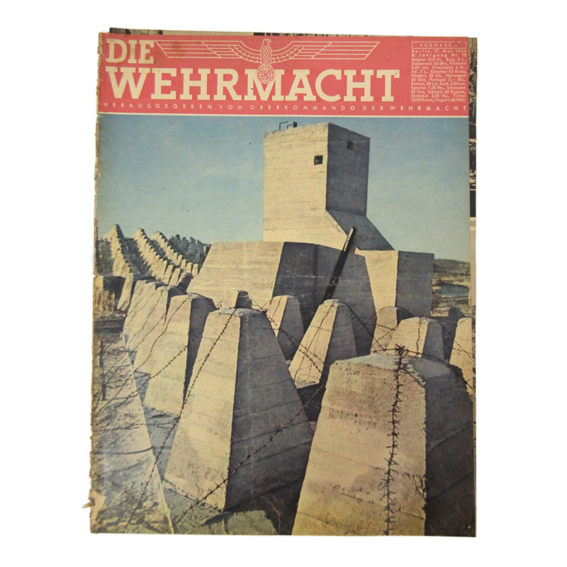 Magazine, Die Wehrmacht, May 17, 1944, Atlantic Wall