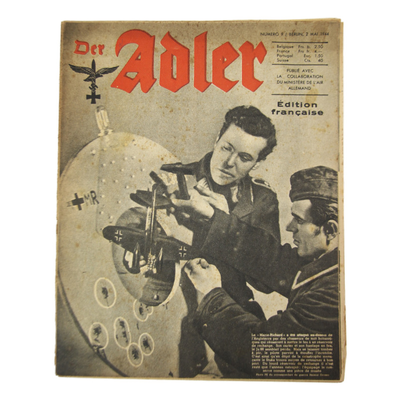 Magazine, Der Adler, May 2, 1944, French Edition
